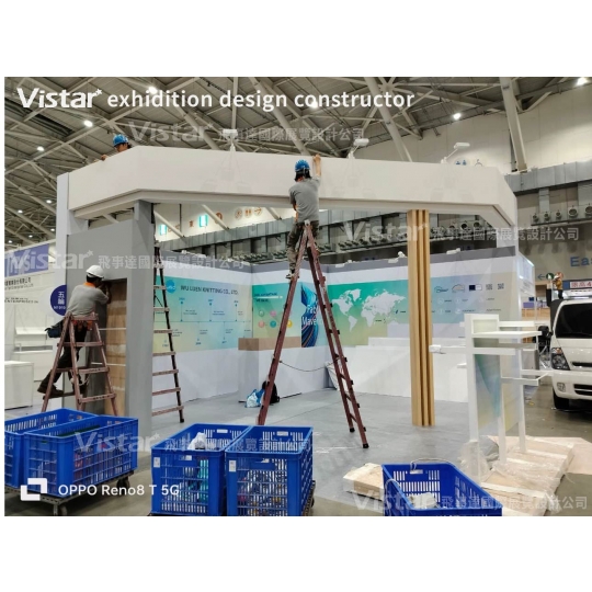 2023 台北紡織展 TITAS 國際展覽設計 展覽施工執行 Booth Design Construction VISTAR