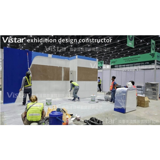 2023 東南亞製藥原料展覽會 CPhI SEA 國際展覽設計 展覽施工執行 Booth Design Construction VISTAR