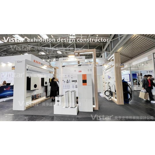 2023 德國慕尼黑太陽能光電展 interSolar Europe in Munich Germany 國際展覽設計 展覽施工執行 Booth Design Construction VISTAR