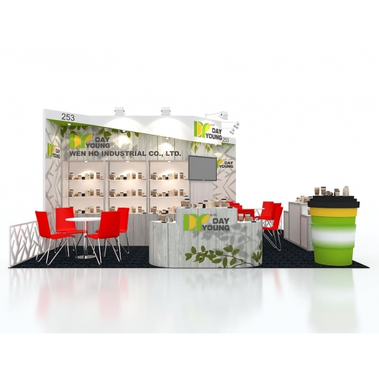 2019 NRA Chicago USA美國國際餐飲協會展覽會 國際展覽設計 展覽施工執行 Booth Design Construction VISTAR