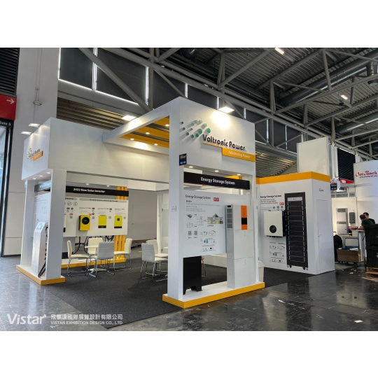 2022 interSolar Europe歐洲太陽能光電展 國際展覽設計 展覽施工執行 Booth Design Construction VISTAR