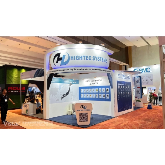 2023 SEMICON Southeast Asia東南亞半導體展 國際展覽設計 展覽施工執行 Booth Design Construction VISTAR