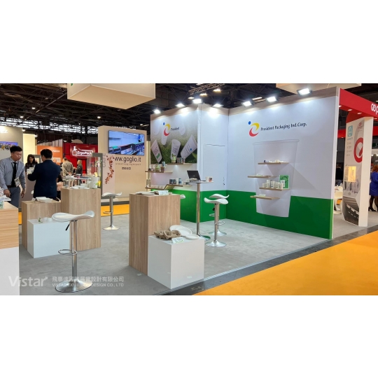 2022 ALL4pack法國巴黎包裝展 國際展覽設計 展覽施工執行 Booth Design Construction VISTAR