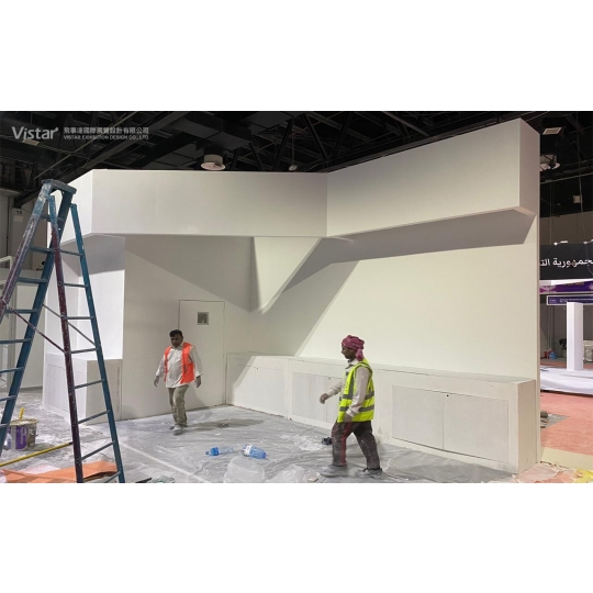 2022 Intersec Dubai 杜拜國防安全防護展 國際展覽設計 展覽施工執行 Booth Design Construction VISTAR