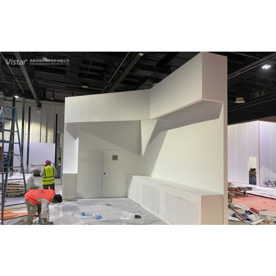 2022 Intersec Dubai 杜拜國防安全防護展 國際展覽設計 展覽施工執行 Booth Design Construction VISTAR